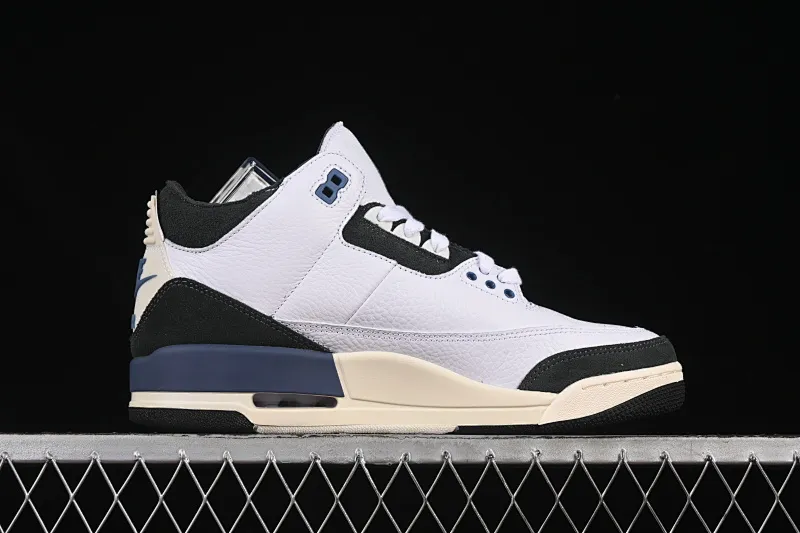 All categories Air Jordan Jordan series basketball shoes Air Jordan 3 LW version Air Jordan 3 Retro OG SP "Diffused Blue" AJ3 Joe 3 white and blue cement HV8571-100
